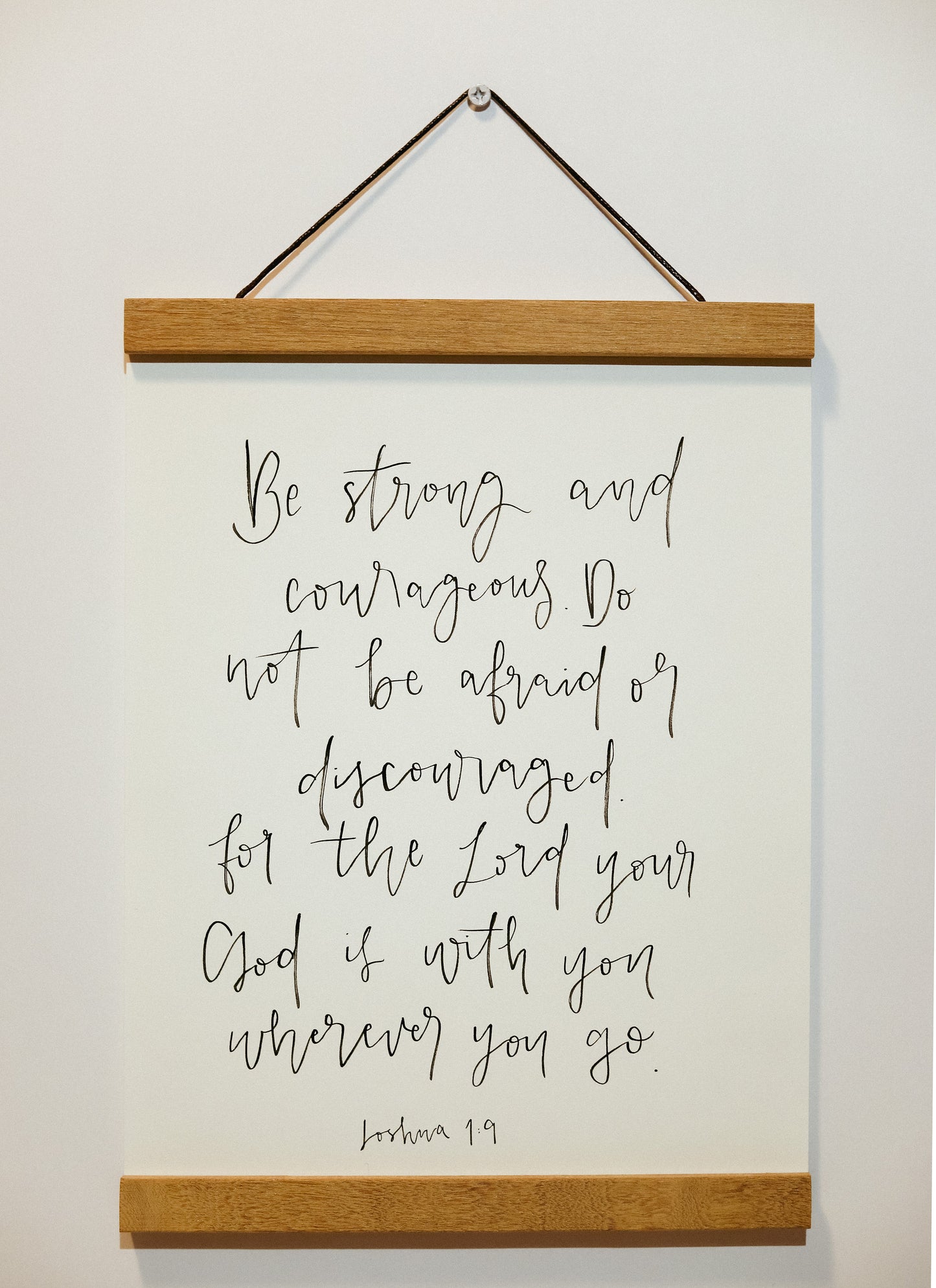 Middle Handwritten Poster