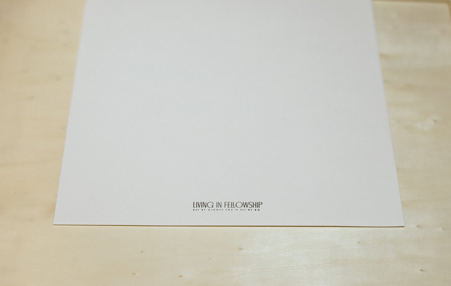 Raw Edge Big Handwritten Poster