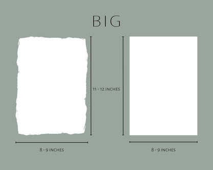 Raw Edge Big Handwritten Poster