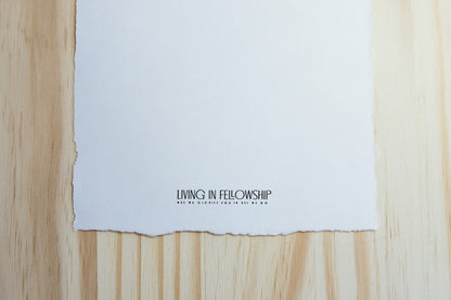 Raw Edge Big Handwritten Poster