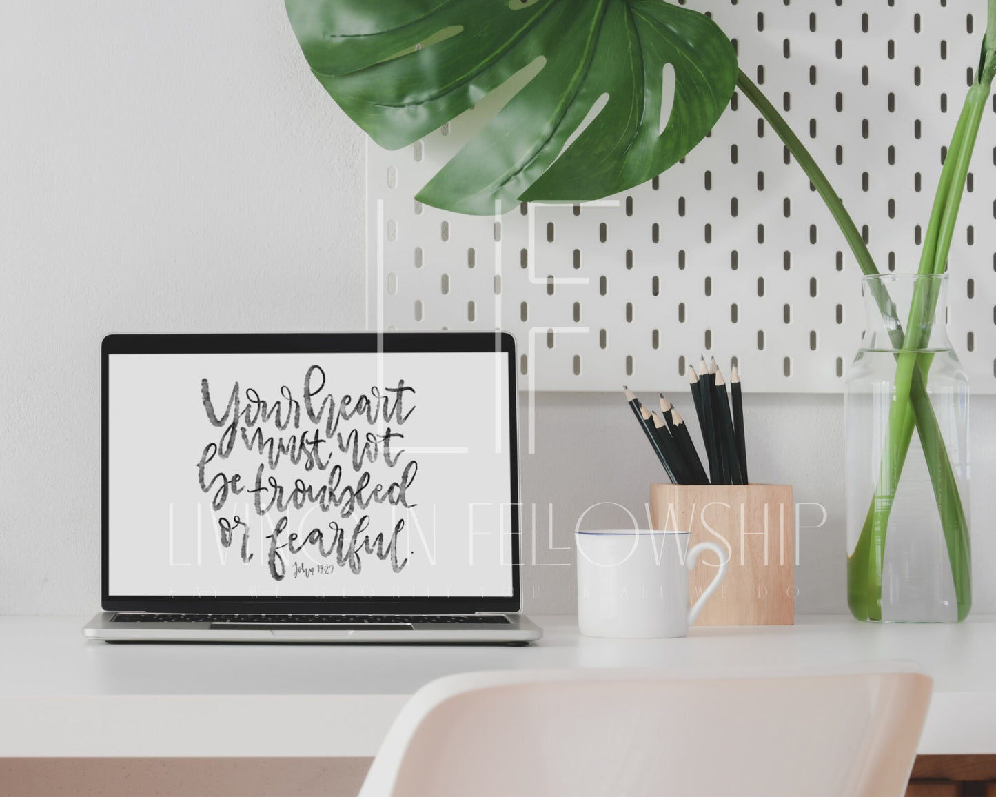 Handwritten Verse John 14:27