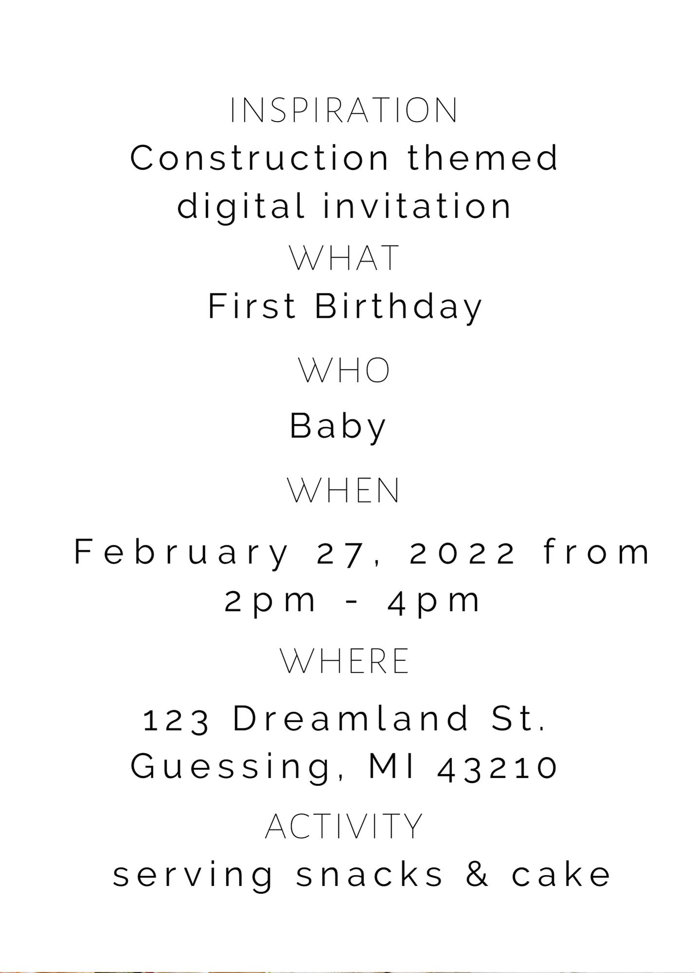 Custom Digital Invitation or Flyer | Printable or Digital