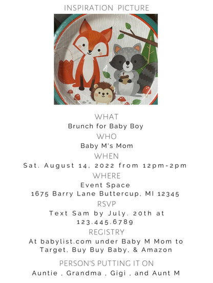Custom Digital Invitation or Flyer | Printable or Digital
