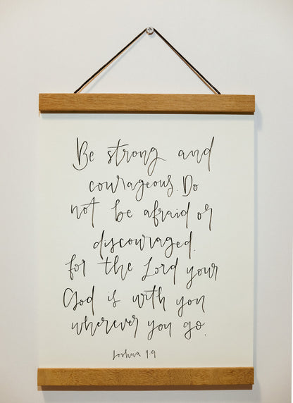 Middle Handwritten Poster