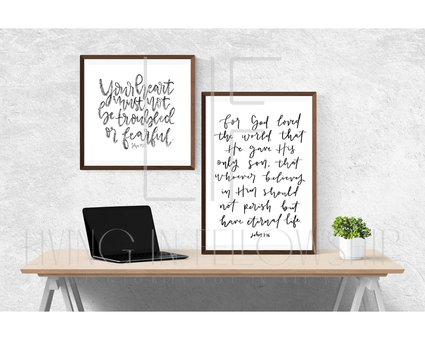 Handwritten Verse John 3:16