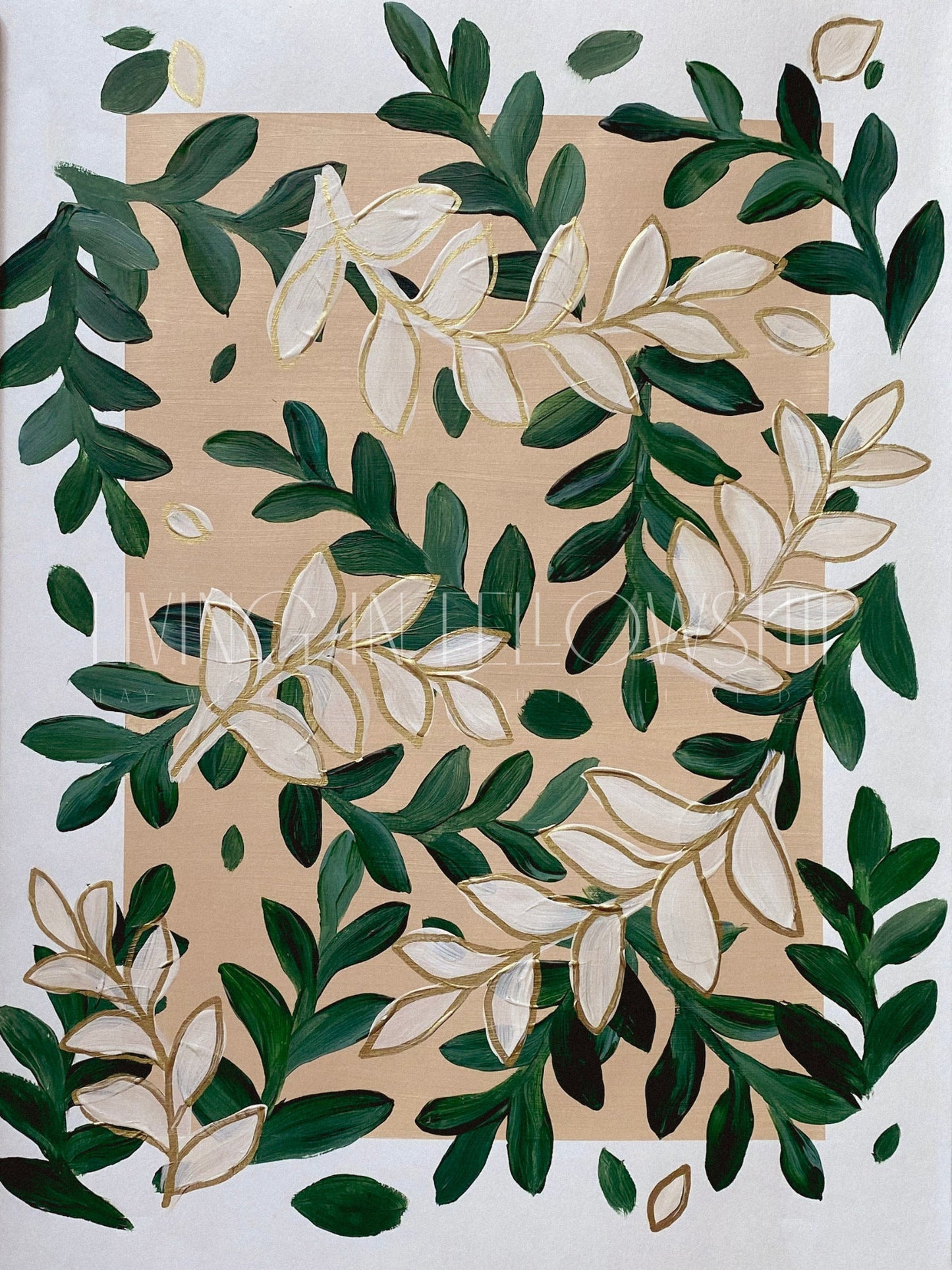 Fine Art Print of Acrylic Painting