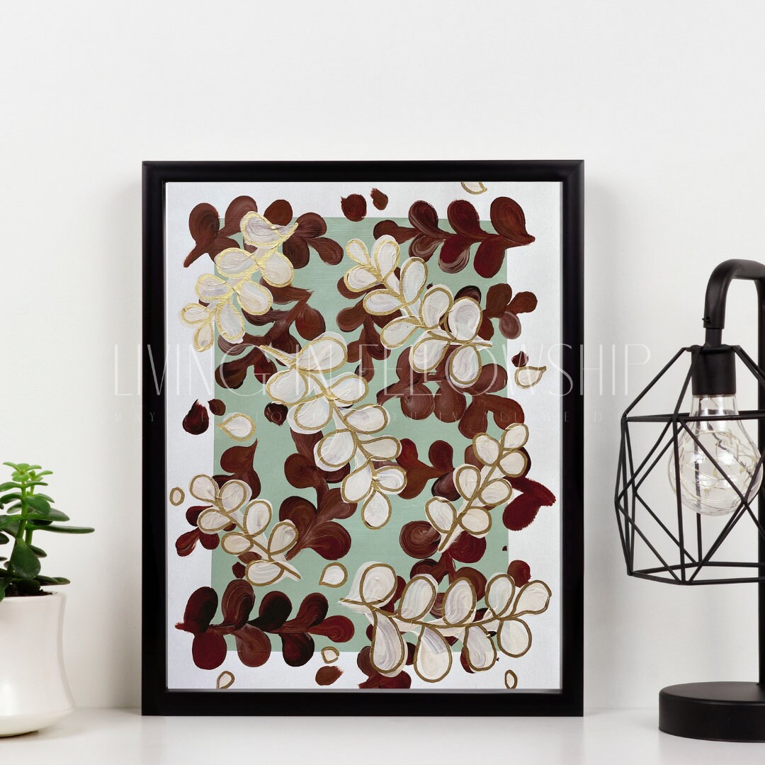 Fine Art Print of Acrylic Painting